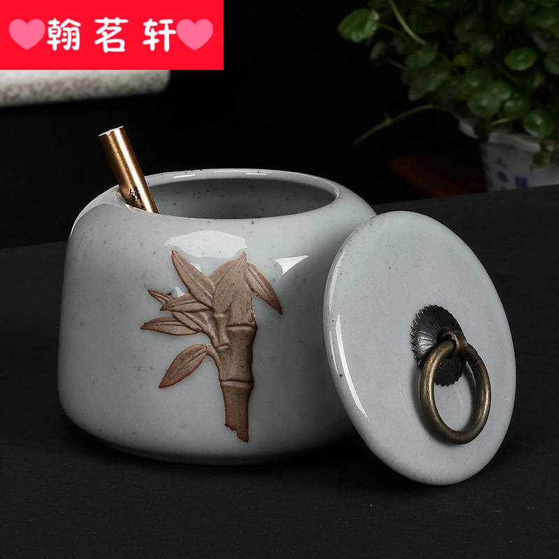 Persimmon ceramic ashtray hotel household ash furnishing articles decoration creative practical wind fashion and move