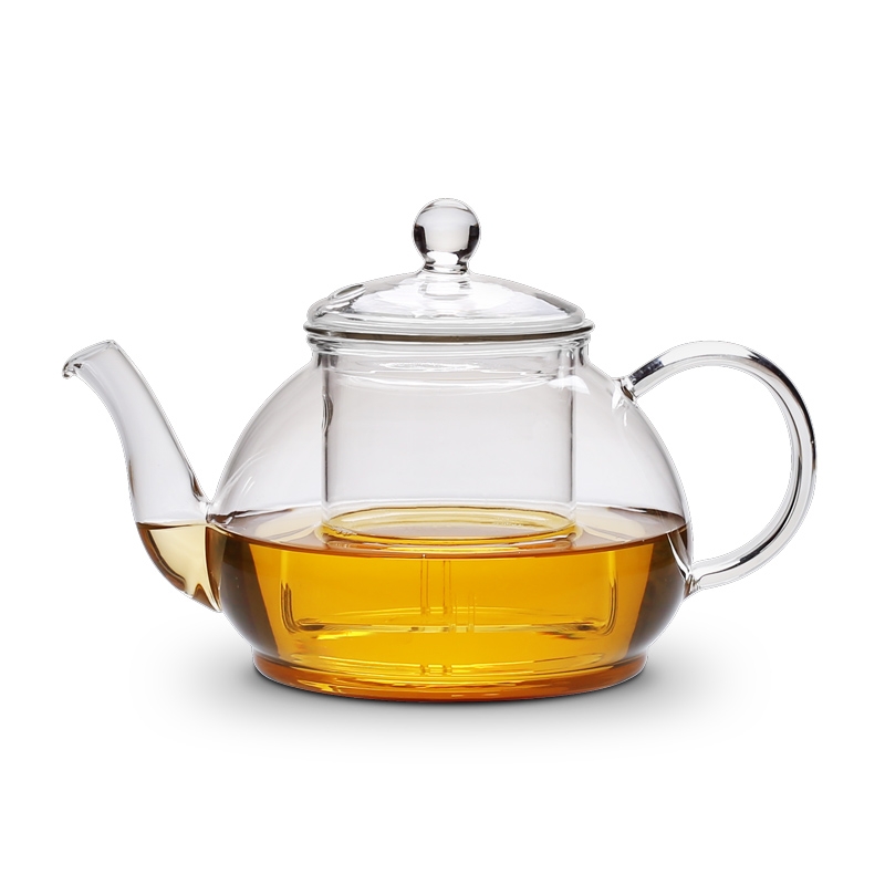 Glass burn blisters teapot high - temperature household use, informs the for induction cooker pot of tea, the tea set