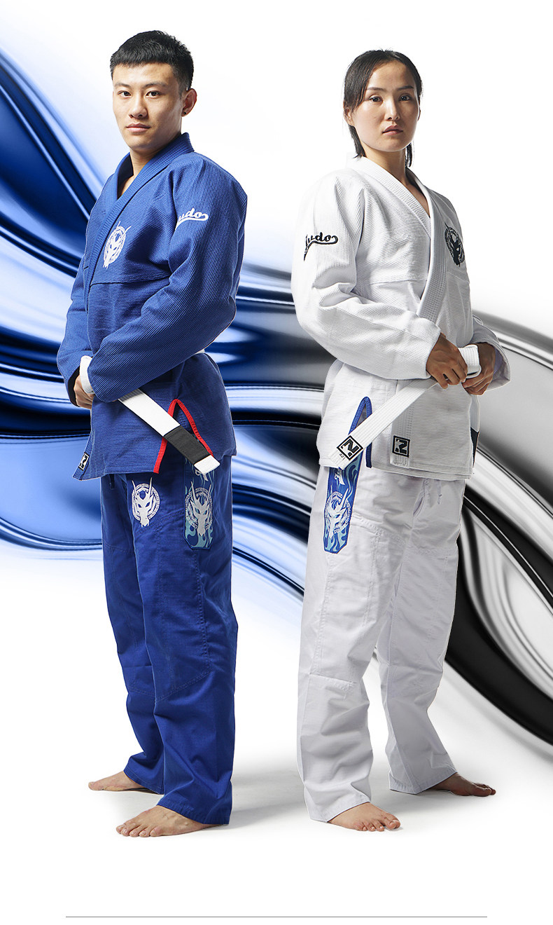 男士健身服装】zboxing 巴西柔术道服巴柔服儿童专业柔道服防磨衣女