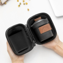 Tough pottery fast guest Cup Anti-hot ceramic one pot three cups portable tea set Small set portable travel kung fu tea set