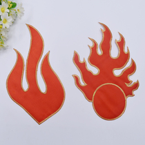 Embroidered clothing appliched with flower curtains sofas Pillow Cloth Patch Patches Ethnic Wind Video Drama Flame 4285#烫花