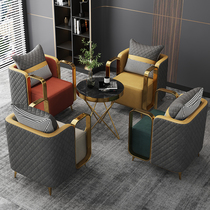 Office Sofa Tea Table Combo Suit Business Fair Parliamentary Guest lounge VIP Reception minimalist reception