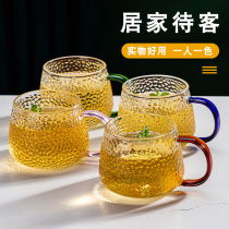 Hammer glass Net red ins Feng water cup with tea cup juice milk living room household cold water cup set