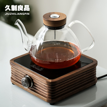 Long-made good walnut electric pottery stove simple Nordic tea stove small household glass tea maker