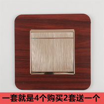 4 clothes switch sticking wall patch pure color home minimalist modern decor with living-room bedroom light switch protective sheath