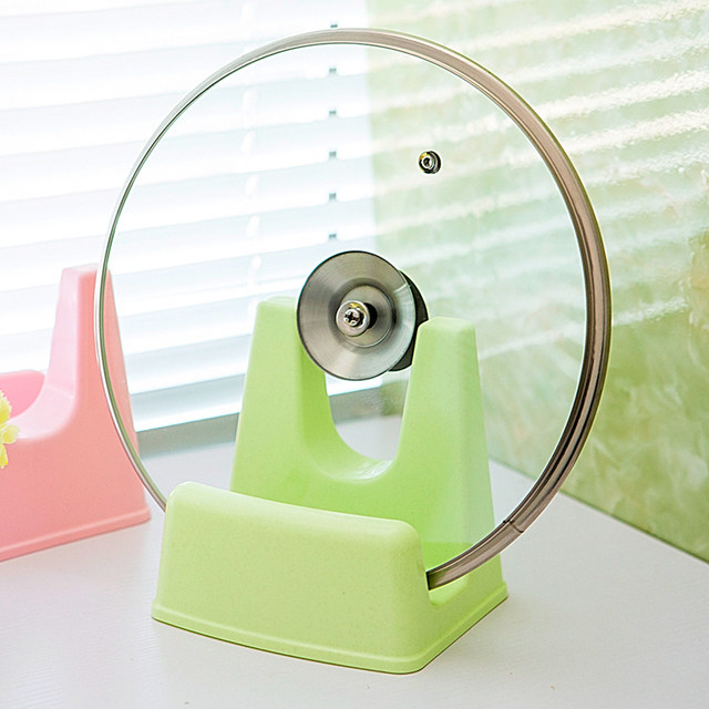 Lid stand Sitting pot lid free punch kitchen cutting board rack cutting board rack plastic storage rack bracket Lid stand Sitting pot lid free punch kitchen cutting board rack cutting board rack plastic storage rack bracket
