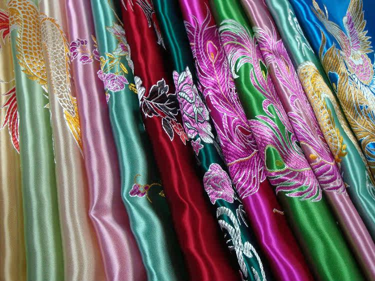 鑫好梦来 正品杭州丝绸被面 七彩织锦缎 婚庆被面 限时五折促销