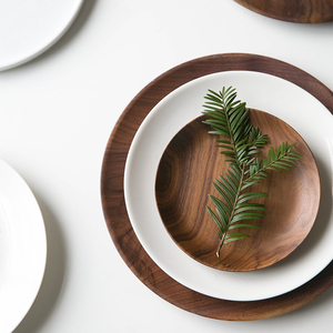 日式黑胡桃餐盘