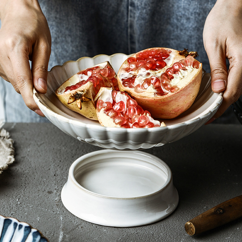 Ceramic household compote of fruit basket snack dumpling dish up with the sitting room is the kitchen the drop drop by tray