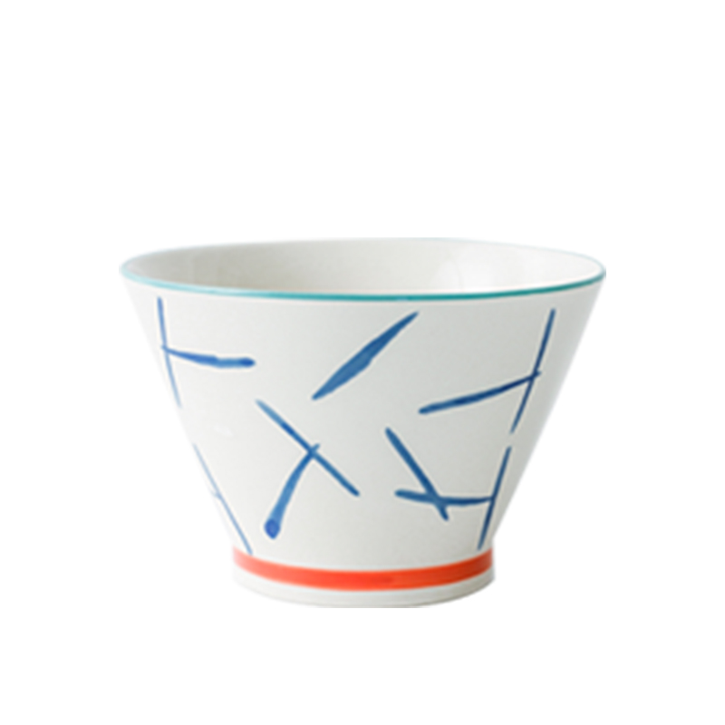 Tall bowl hat to household Japanese ceramic bowl bowl of creative move individual small bowl rainbow such as bowl bowl