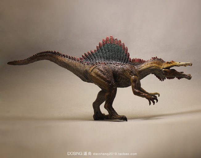 正版散货超大号仿真动物棘龙食肉恐龙实心pvc模型摆件玩具