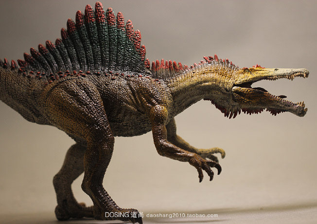 正版散货超大号仿真动物棘龙食肉恐龙实心pvc模型摆件玩具