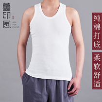 Old Indian special price men 100% pure cotton summer full cotton with a stunt undershirt fitness vest