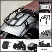 Indian original Scout BObber modified rear seat luggage rack Bobber travel long-distance tailbox