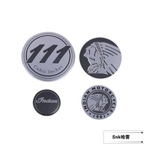 Indian Original Chief Dark Horse Installed Retro Cam Cover Metal Sticker Chief Master Main Chain Box Sticker