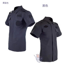 Blocker quick-drying work training uniform Special forces short-sleeved suit Mens work uniform training summer combat uniform Instructor tactical tibetan blue
