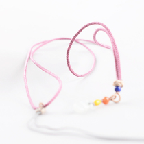 Jiu Gong jewelry hand woven rope Hetian jade south red turquoise Lapis Lazuli pink rope brand with rope 48 yuan