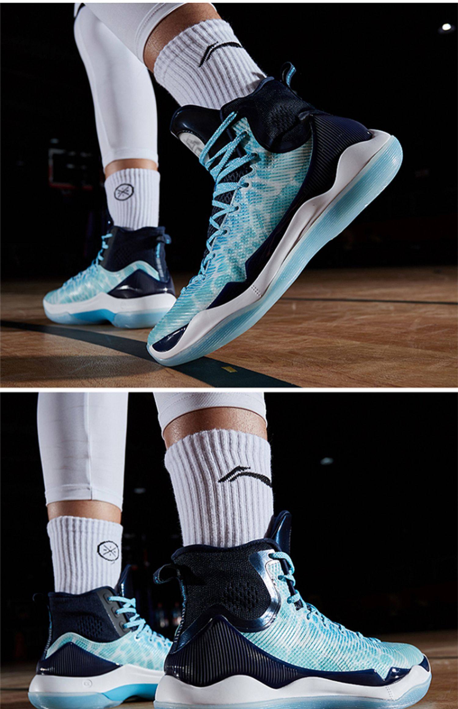 lining/李宁篮球鞋中国驭帅11李宁云科技减震耐磨防滑高帮篮球鞋_懒猫