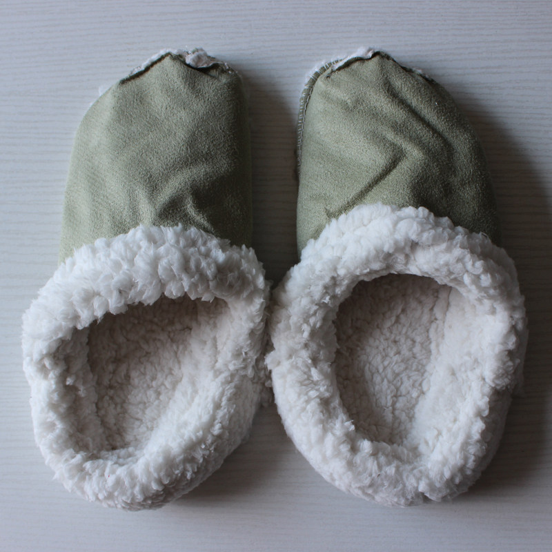 加绒加毛洞洞鞋软棉绒毛绒套棉套棉鞋套内胆可拆洗男士女士儿童款