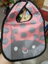 Japanese original imported baby baby PVC waterproof belt waterproof membrane bib bib bib rice pocket 0 to 2 years old