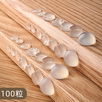 Transparent cabinet door Anti-bumper sticker refrigerator door special anti-touch cushion wardrobe cabinet Universal Maverlid Door lid Door Panel rubber grain