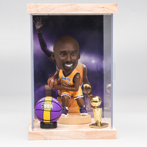 Kobe's hand-held model display box surrounding souvenir championship cup James Harden doll collection pendulum sent to male