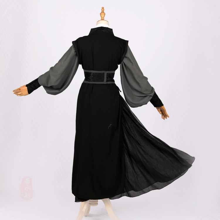 若水舫古装cosplay男大侠古风薛洋莫玄羽长庚洛冰河侠客黑衣劲装