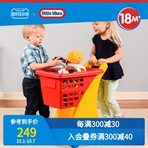 little tikes small Tek childrens shopping cart simulation supermarket trolley house toy girl gift