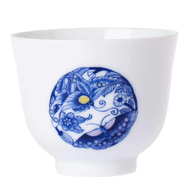 Jingdezhen flagship store checking porcelain cups and exquisite ceramic kung fu tea master cup single cup sample tea cup