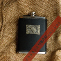 8 oz red star standard hip flask super thick stainless steel hip flask men's hip flask portable hip flask gift