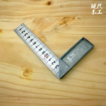Lynn Woodworking Great Wall Right-angle Ruler Aluminum Steel Inflection Ruler High Precision Small Stainless Steel Multifunction 15cm90 Degree Angle Ruler