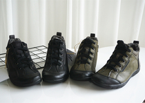 Yall drunken D-ball family big foot warm up big code lady genuine leather casual shoes warm and velvety anti slip