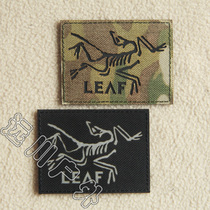 Laser engraving badge chicken bone armband army bird logo light velcro 500DMC reflective backpack sticker IR chapter