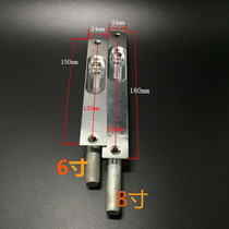 Security door fireproof door press bolt heaven and earth dark bolt lock universal 6 inch bolt primary and secondary door accessories 8 inches