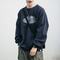 Autumn Winter New Day Series Retro Round Collar Plus Velvet Clothing Mens Tide Ins Loose No Hat Blouse Trend 100 Hitch Coat