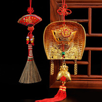 2021 Festival Year of the Ox decoration decoration gold bucket pendant Family interior decoration housewarming creative hanging supplies