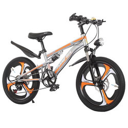 Children's bicycles for 7-15 years old, middle and small children, students, single G bicycles for boys and girls, shock-absorbing disc brakes, pedal transmission bicycles