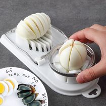Egg Slicer home Stainless Steel Cheeters Two-in-one Preserved Egg Cheeseskin Egg Cheeters Egg Thever Divider