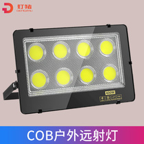 Light pig led outdoor Spotlight Afar floodlight Site Waterproof outdoor Explor Courtyard Street Lights Cob Pitcher