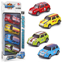 Metal Back Force Car Mini Suit Old Lord Car Road Tiger Thomas Model Cartoon Child Alloy Car Toy