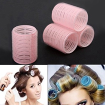 Self-adhesive hair curls short hair bangs pear flower heads curlers sleeping curlers hair sponge curls 12 packs