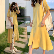 Small fresh maternity clothes Spring and summer clothes Maternity dresses Summer fashion hot mom personality summer skirts Maternity clothes