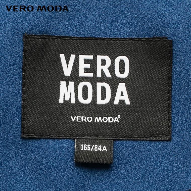 Vero Moda欧美风简约设计无扣门襟合体版型风衣|315317014