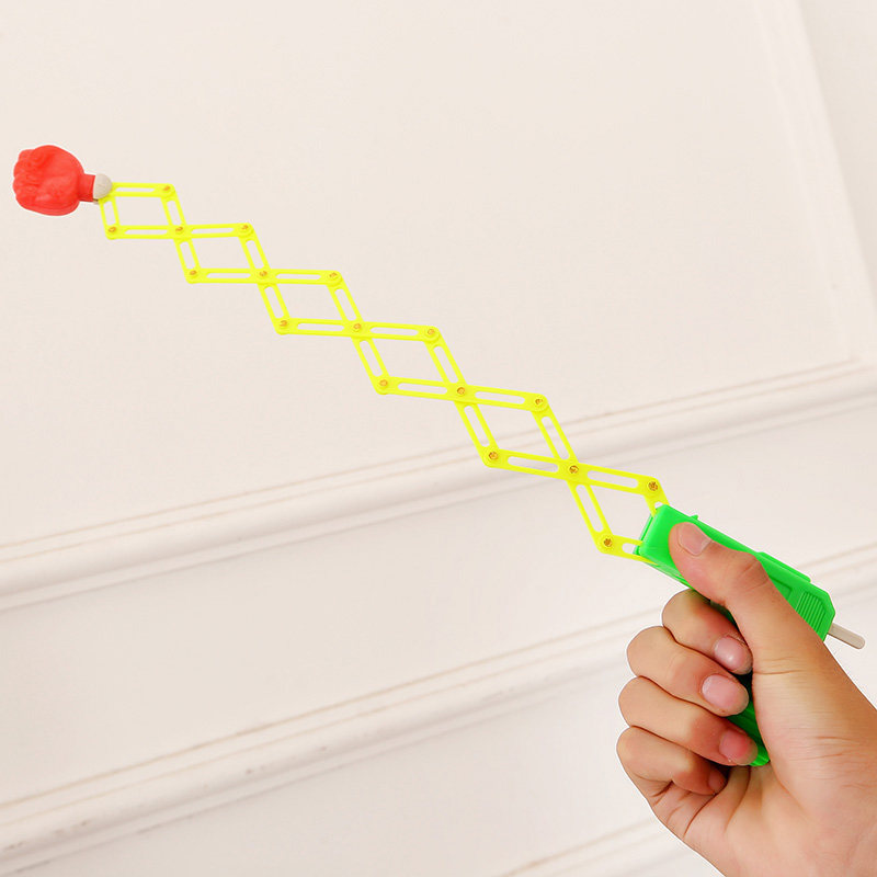 伸缩拳头玩具枪儿童整蛊搞怪玩具魔术弹力拳头枪80后童年怀旧经典