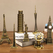 Guangzhou Tower Paris Eiffel Tower Model Wine Cabinet Decoration TV Cabinet Ornaments Creative Office Crafts