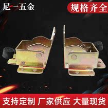 Foshan manufacturers 90 degree self-locking folding table leg hinge self-locking folding accessories positive brake folding hinge