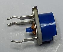 Horizontal adjustable resistance 100K adjustable potentiometer 104 ceramic fine tuning resistance WH06-2-2 fever adjustable