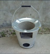 Picnic small wood stove Tin bucket wood stove Wood firewood fire Home heating stove small stove hot water new winter