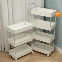 Cosmetic Shelf shelf floor movable barber shop nail salon use small trolley floor standing