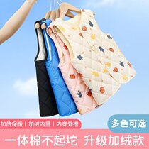 Autumn and Winter Childrens down cotton waistcoat boys and girls light and thin vest baby padded shoulder warm clothes